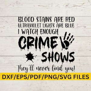 Vaso SVG de crímenes reales, investigación de la escena del crimen, obsesión por los crímenes reales, adictos al crimen
