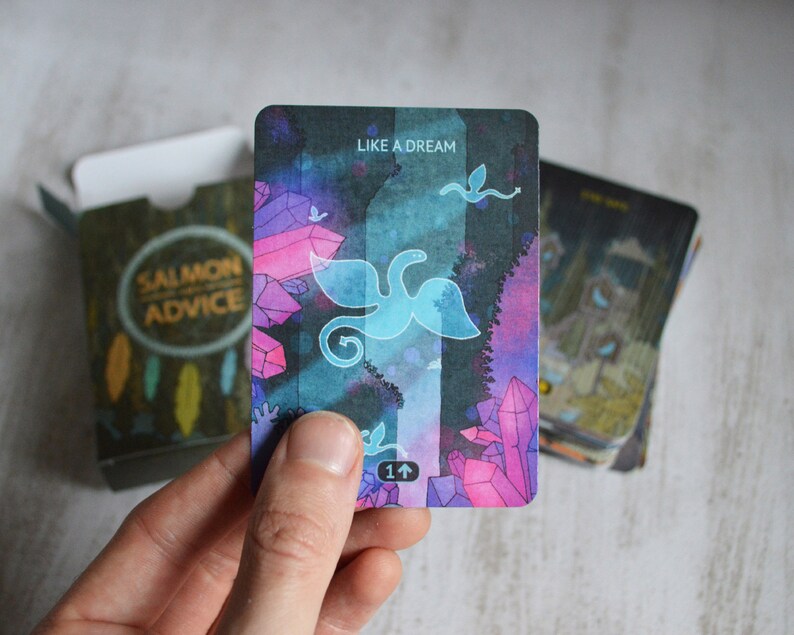 Oracle Deck Salmon Advice Vol 5, 54 Cards, Animal Cards, Bird Cards
