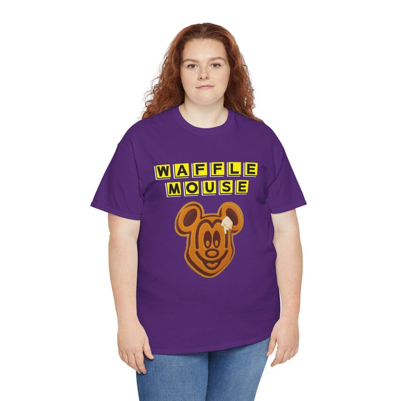 Waffle Mouse T-Shirt | Mickey Waffle Face image 15