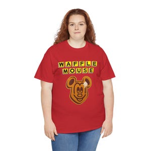 Waffle Mouse T-Shirt | Mickey Waffle Face image 16