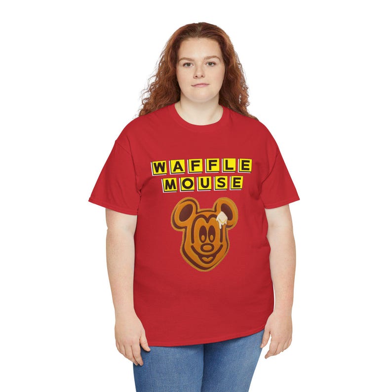 Waffle Mouse T-Shirt | Mickey Waffle Face image 16