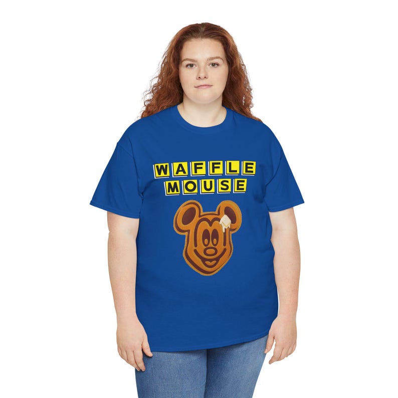 Waffle Mouse T-Shirt | Mickey Waffle Face image 13