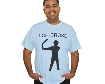 I-CH-BROKE T-shirt avec statue Ichiro, joueur du Temple de la renommée du baseball, Seattle