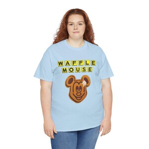Waffle Mouse T-Shirt | Mickey Waffle Face image 11