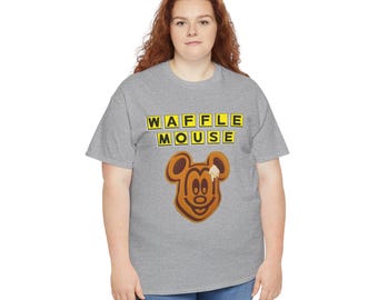 -shirt souris gaufre | Visage de Mickey gaufré