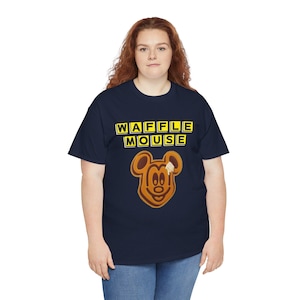 Waffle Mouse T-Shirt | Mickey Waffle Face image 14