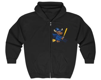 Sweat à capuche zippé Etsy Moose Seattle Mariners