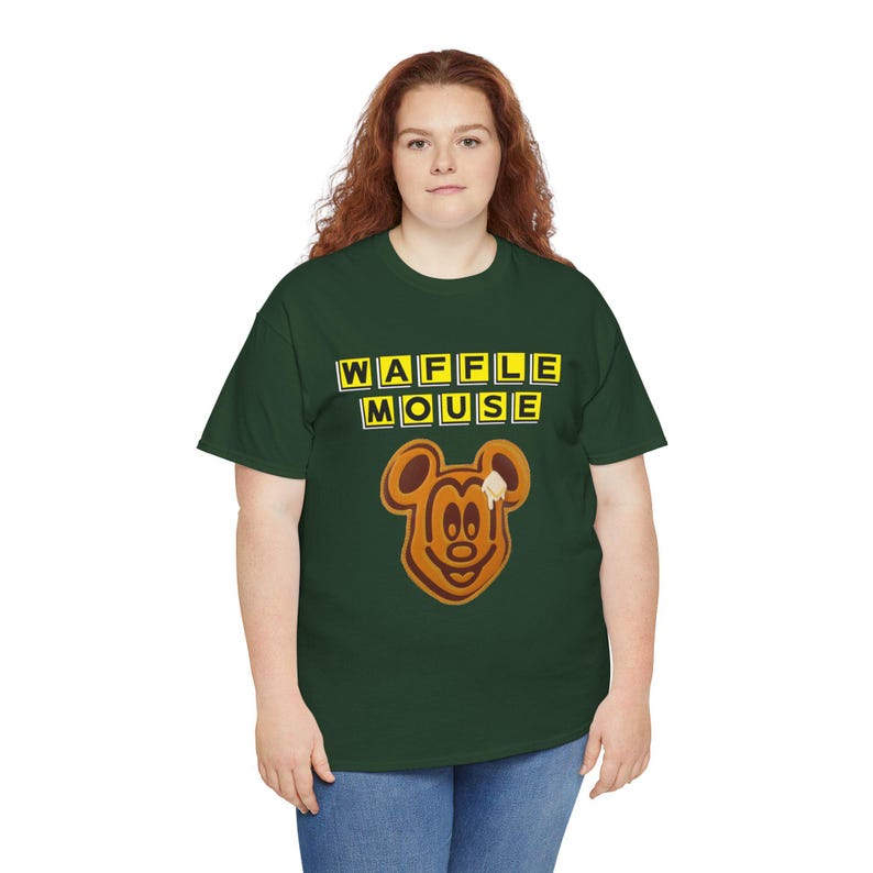 Waffle Mouse T-Shirt | Mickey Waffle Face image 10