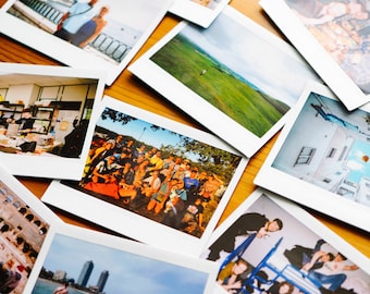 Custom Instax Wide Prints: Retro White Border Photos