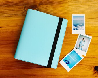 160 Pocket Album for Instax Mini Square Blue Instant Film Album  Photo Album Memory Book