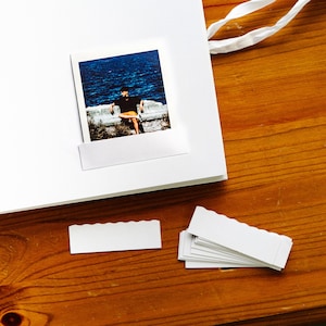 Set von 25-500 Instax Quadrat Taschen | Instax Gästebuch Taschen | Weiße Taschen für Hochzeitsfotoalbum | Bildertaschen