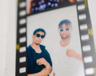 Striscia di pellicola negativa personalizzata da 35 mm: regalo fotografico personalizzato