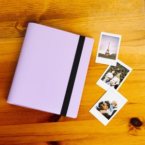160 Pocket-album voor Instax Mini & Square | Paars | Instant filmalbum | Fotoalbum | Geheugenboek