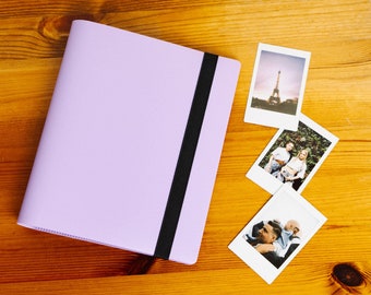 160 Pocket Album for Instax Mini Square Purple Instant Film Album  Photo Album Memory Book