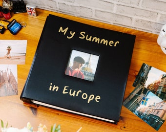 Personalized Photo Album: Self Adhesive Scrapbook, 80 Pages
