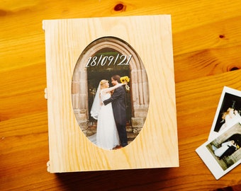 Wooden Photo Album Box | Photo Album Alternative | Photo Storage Unit | Image Organiser