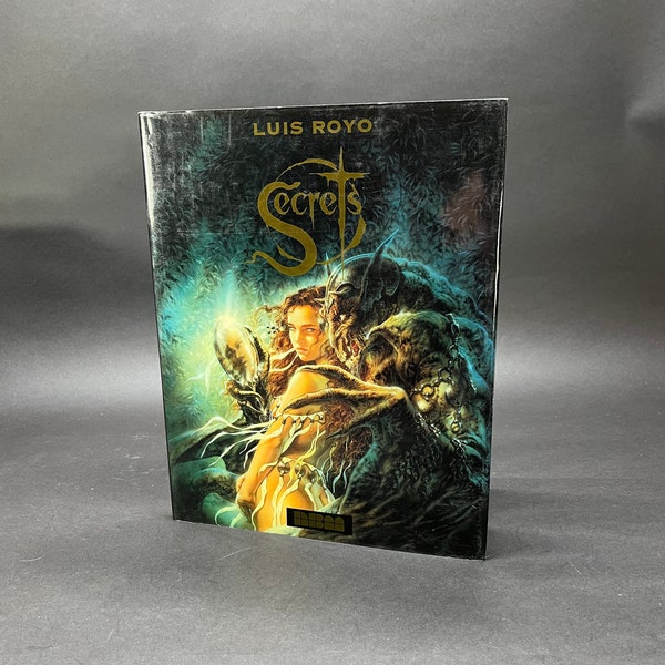 Secrets by Luis Royo (1996, Spain, HARDCOVER); with original Dust Cover.  good condition.