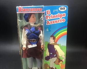 Super rare Italian Snow white s Prince Charming doll. Disney