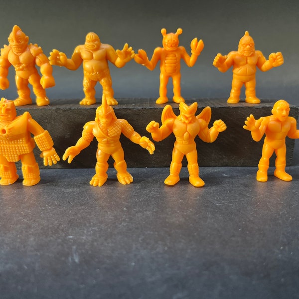 M.U.S.C.L.E. Men (Kinnikuman) Orange  figures, YOU CHOOSE.  Mattel 1985