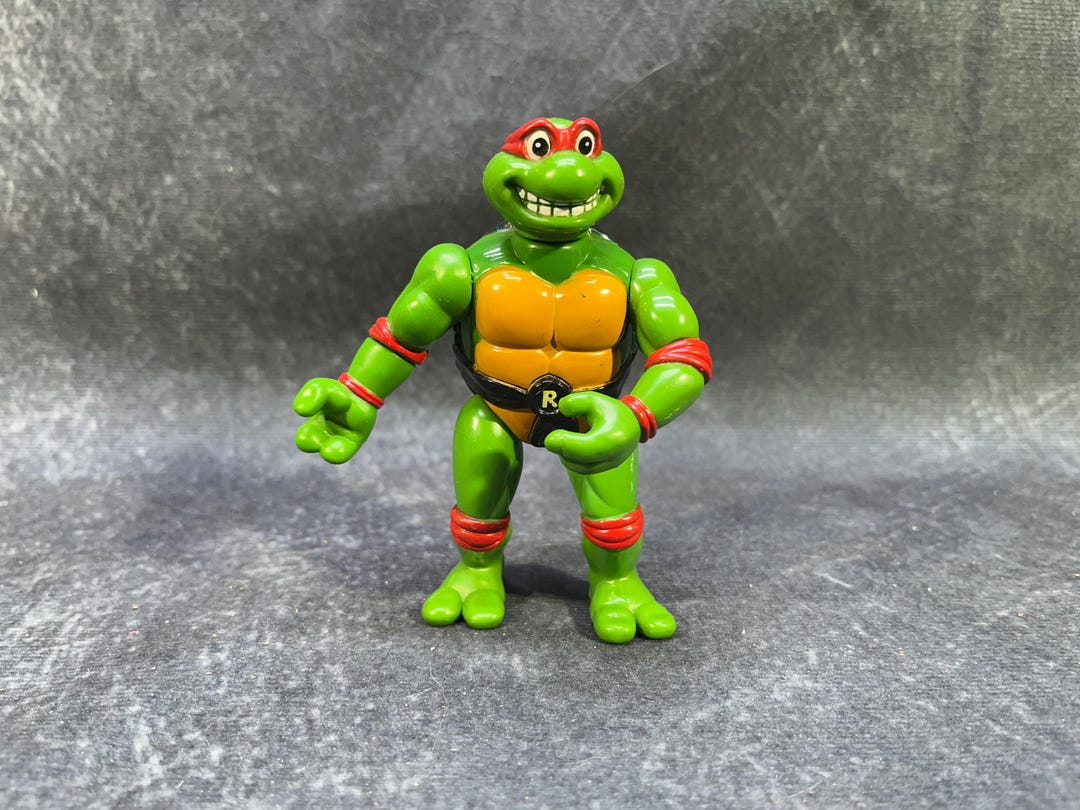 Mirage Raph Vintage TMNT Action Figure: Toon Turtles, Head Spinning Raph ...