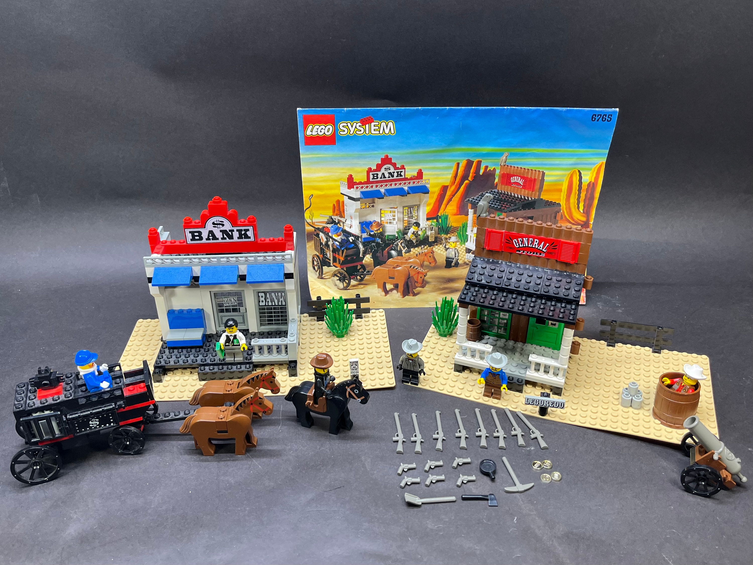 Tag ud kompliceret æggelederne Vintage Lego Set : Wild West Gold City Junction. No 6765. - Etsy