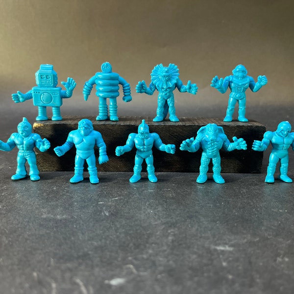 M.U.S.C.L.E. Men (Kinnikuman) Light Blue  figures, YOU CHOOSE.  Mattel 1985