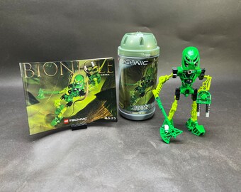 Bionicles Buildable Toy Toa Mata Lewa No 8535. Complete With Canister and Instructions. Lego 2001. Hard to Find Wave 1 Figure Etsy