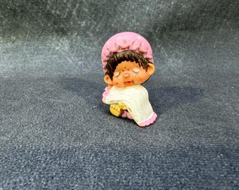 Girl Monchhichi monkey pvc figure. Sekiguchi 1979.