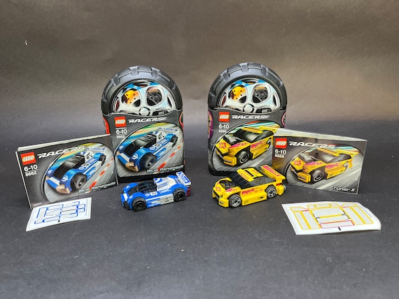 Lego Racers Set: Blue Renegade (8662) & Tuner X (8666), Complete