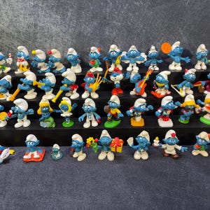 Smurfs Figurines - Etsy