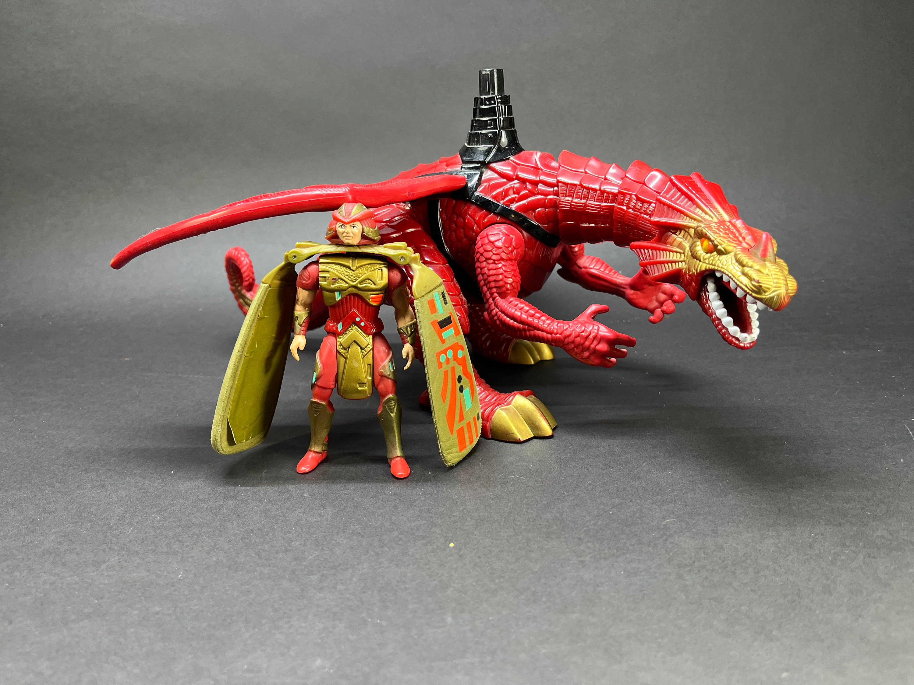 Dragon Flyz Action Figure: Gremwing Master Zneth With Riptor 