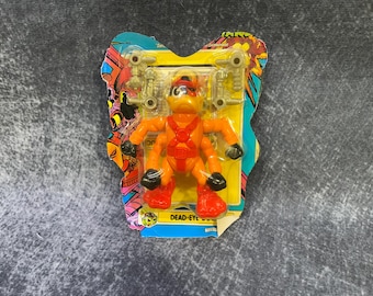 Bucky O’Hare action figure: Dead Eye Duck, 100% complete. Still in original bubble card. Mint condition. Hasbro 1990