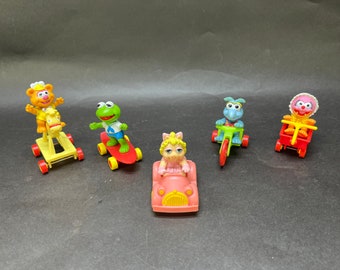 Vintage Muppet babies. Mcdonalds happy meal toys. 1986.