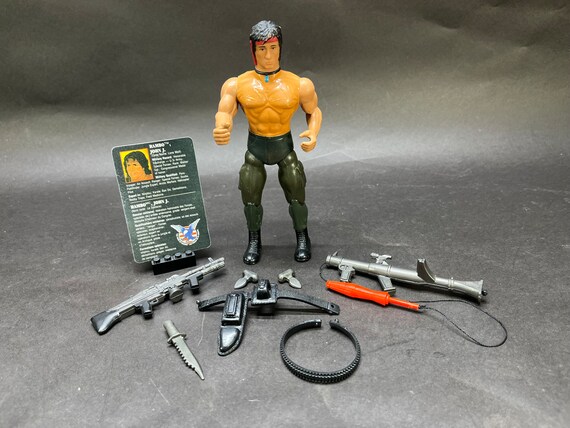 New John Rambo First Blood Fiurge 7” Toy PVC Action Movie Statue Model Doll