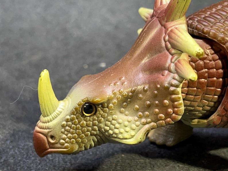 Styracosaurus Dino Riders Dino Riders Action Figure : Styracosaurus. Dinosaur Only. Tyco 1987 - Etsy