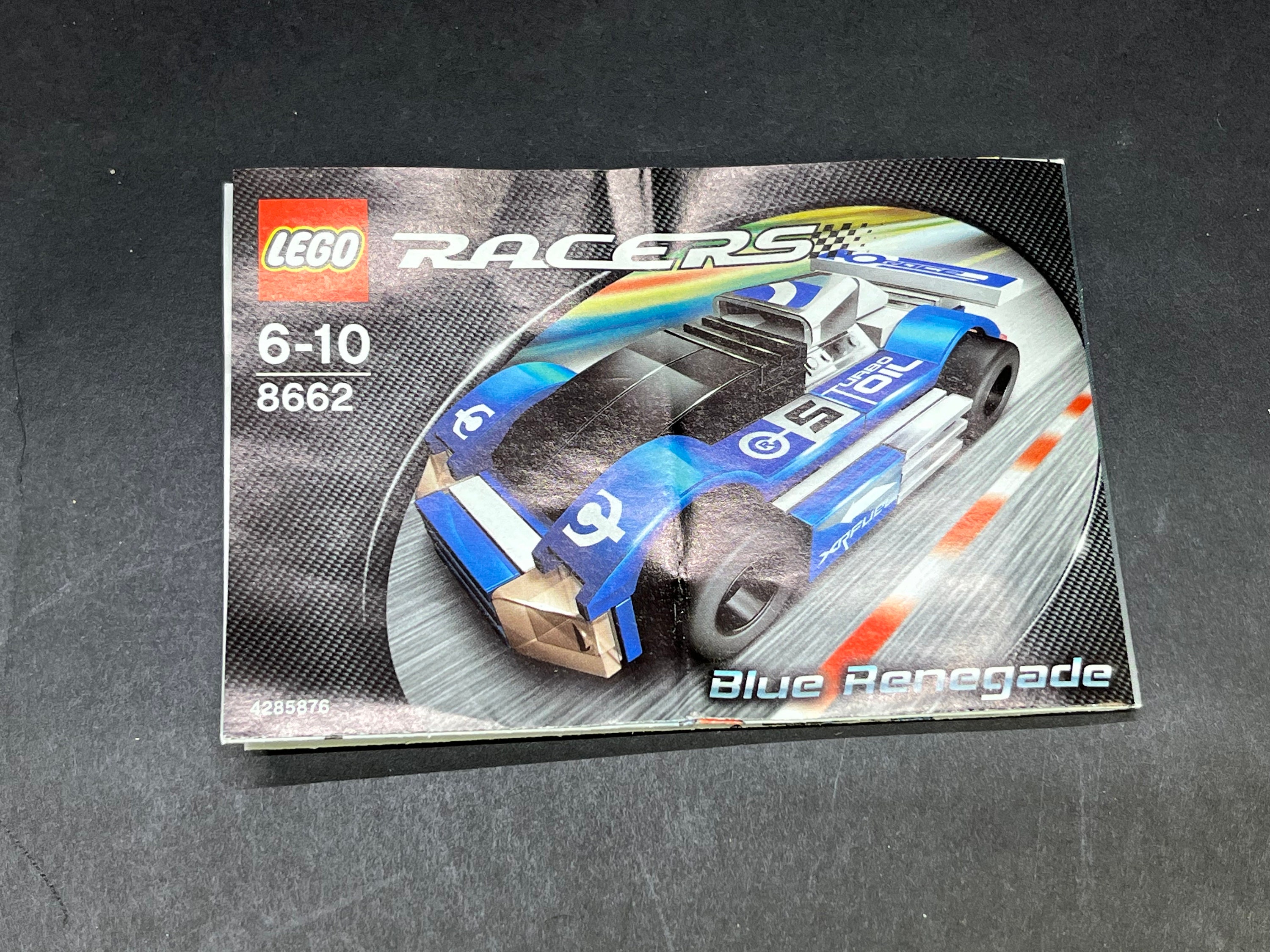 Pair of Lego Racers: Blue Renegade (8662) and Tuner X (8666) 100