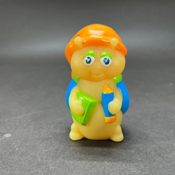 Vintage Glo worm. Bookbug, Glo friends hasbro,1985