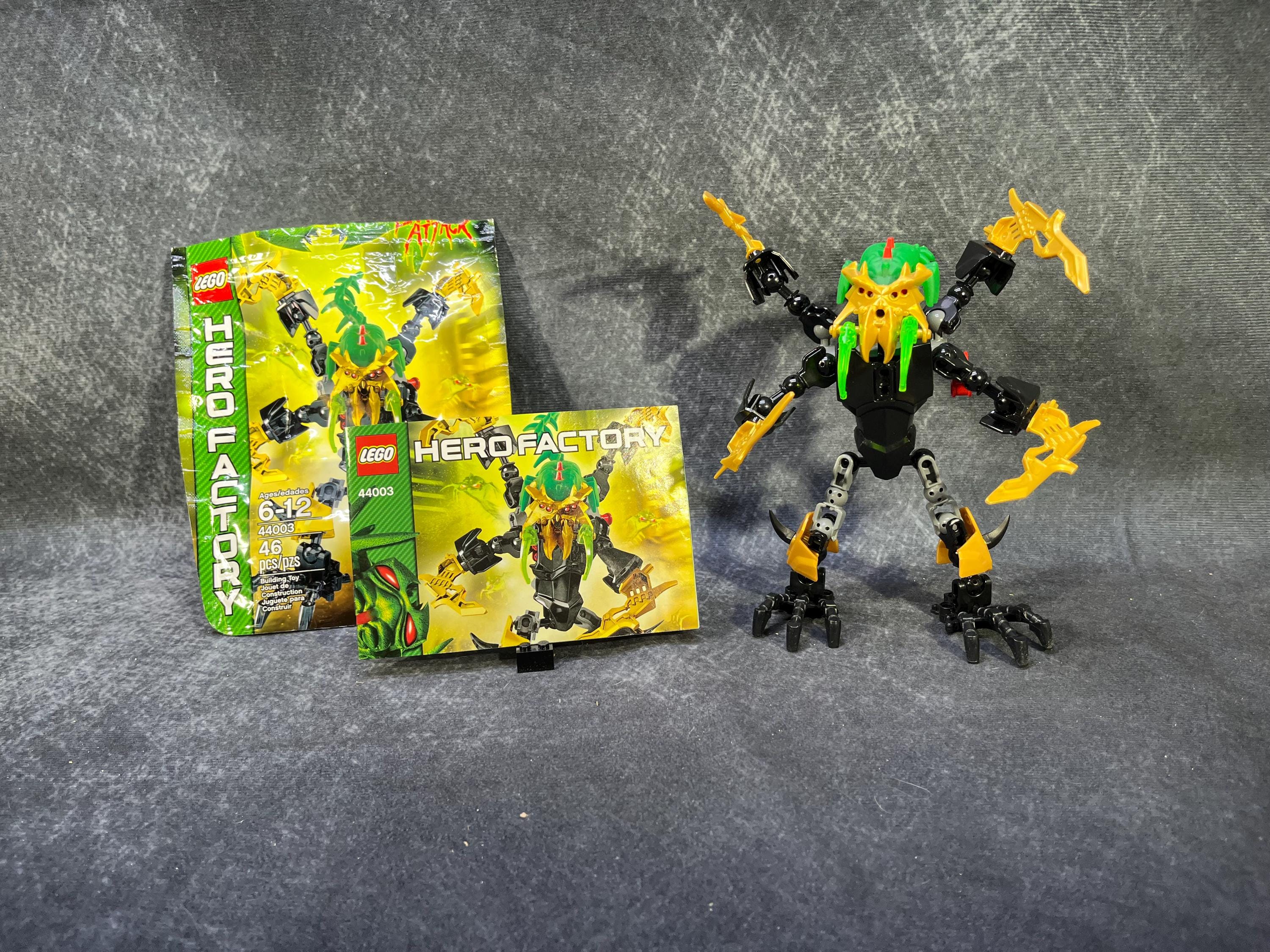 Hero Factory Buildable Toy : Scarox. (44003) Complete With