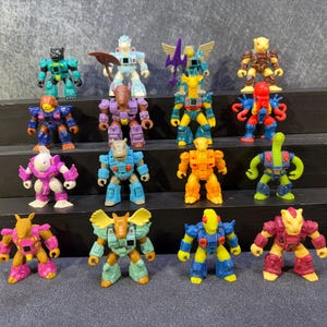 vintage Battle Beasts-actiefiguren, aan jou de keuze. Hasbro Takara 1987. Geen wrijving.