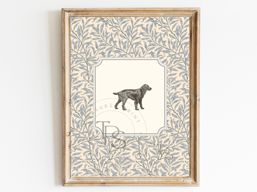 Dog Vintage Print Nursery Decor • Spaniel Nursery Art • Printable Wall Art • Pastel Vintage Floral • Nursery Wall Grandmilennial Art Girl - Etsy Canad