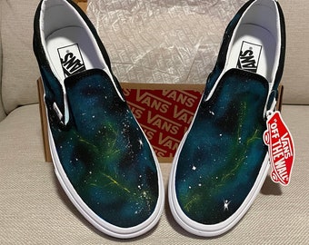 Galaxy Vans | Etsy