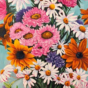 Spring Vibe Floral Painting