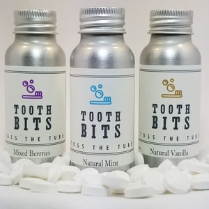 TOOTH BITS: Re-mineralizing Toothbrushing Tablets
