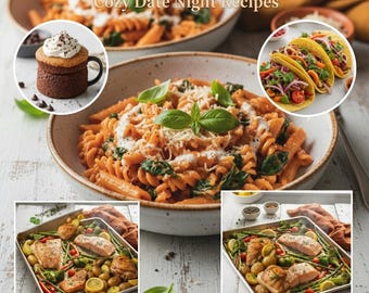 7-daags dinerplan voor twee: gezellige recepten, kookboek voor een avondje uit (pdf)