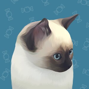 1 Pet FULL Body Illustration High Resolution PNG / JPEG 300dpi in 24H