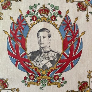 Antique Coronation Hanky Edward V111