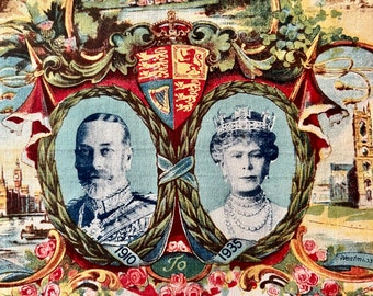Antique Royalty Hanky - King Edward VII