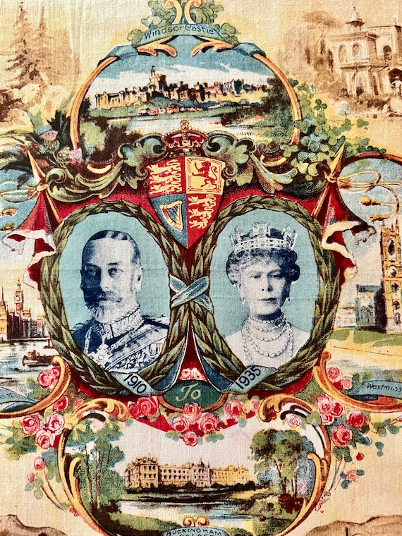 Antique Royalty Hanky - King Edward VII