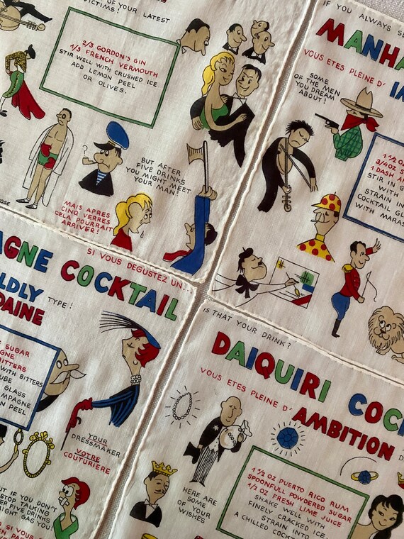 Mid Century French Novelty Cocktail Recipes Gem