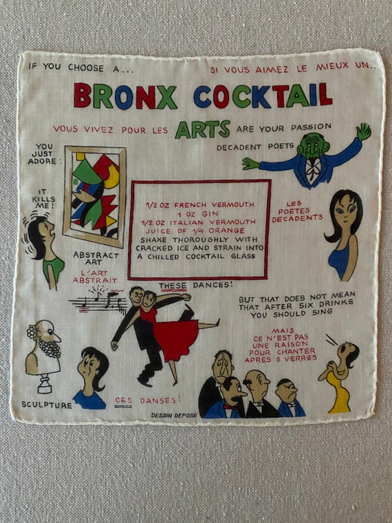 Mid Century French Novelty Cocktail Recipes Gem